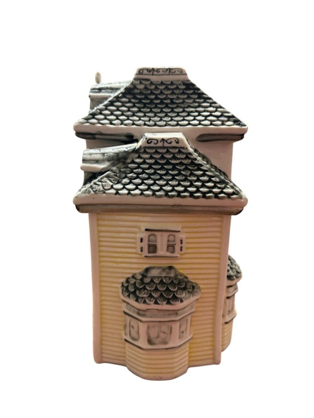 Vintage Victorian House Ceramic Cookie Jar Canister - Picture 4 of 8
